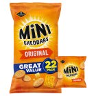 Jacob's Mini Cheddars Original Multipack Snacks 22x23g