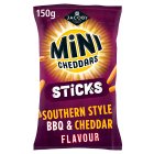 Jacob's Mini Cheddars Sticks Southern Style BBQ & Cheddar Flavour 150g