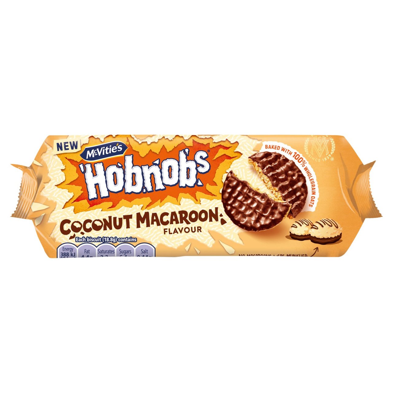 McVitie's Hobnobs Chocolate Coconut Macaroon Biscuits