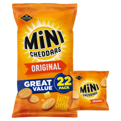 Jacob's Mini Cheddars Original Multipack Snacks