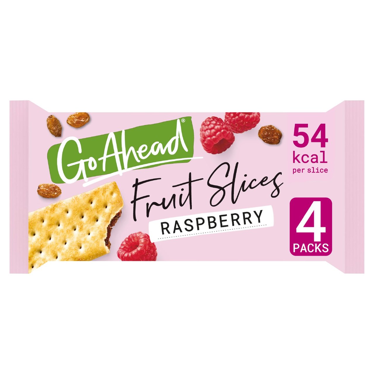 Go Ahead Raspberry Crispy Fruit Slices Snack Bars Multipack