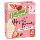 Go Ahead Yogurt Breaks Strawberry Snack Bars 4x35.5g