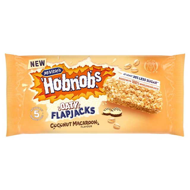 McVitie's Hobnob Oaty Flapjacks Coconut Macaroon 5 per pack