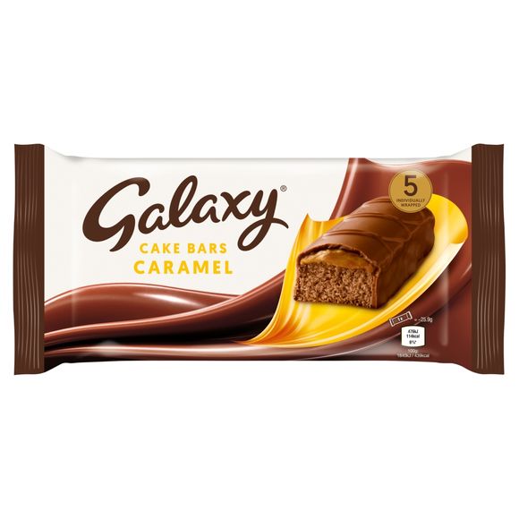 Galaxy Caramel Cake Bars 5 per pack