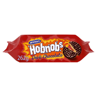 McVitie's Hobnob's Biscuits The Oaty One Dark Chocolate 