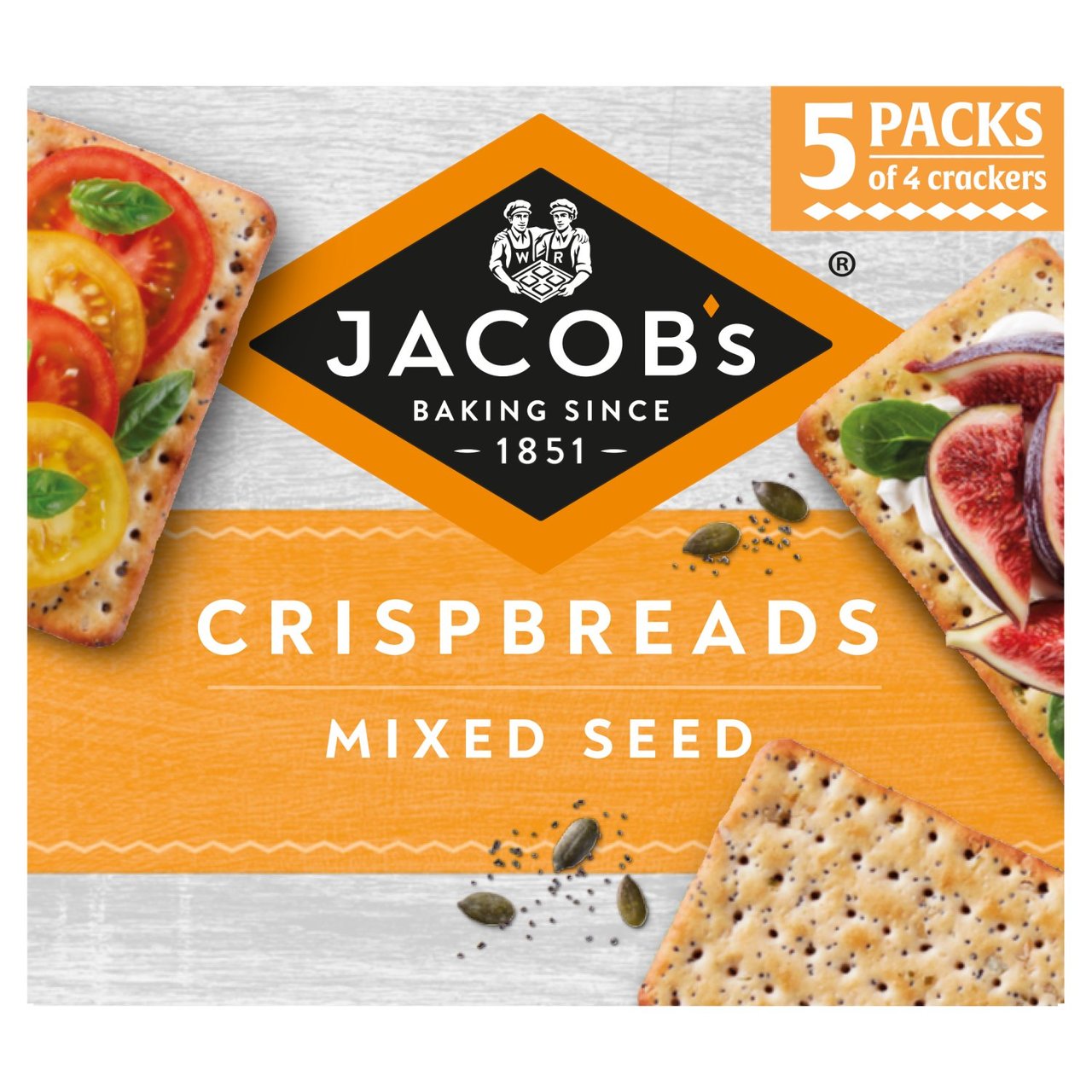 Jacob's Crispbreads Mixed Seed Crackers