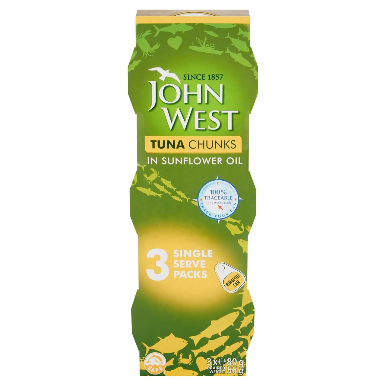 John West Tuna Chunks In Sunflower Oil 3 Pack