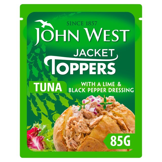  John West Jacket Toppers Tuna With a Lime & Black Pepper Dressing