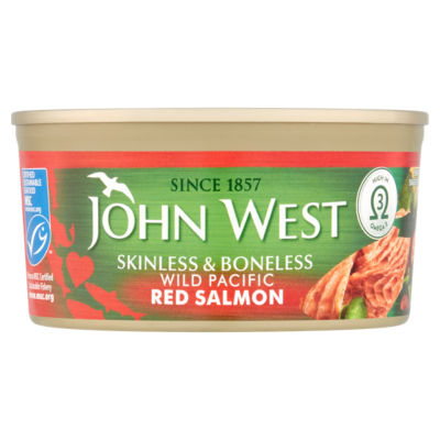 John West Skinless & Boneless Wild Pacific Red Salmon