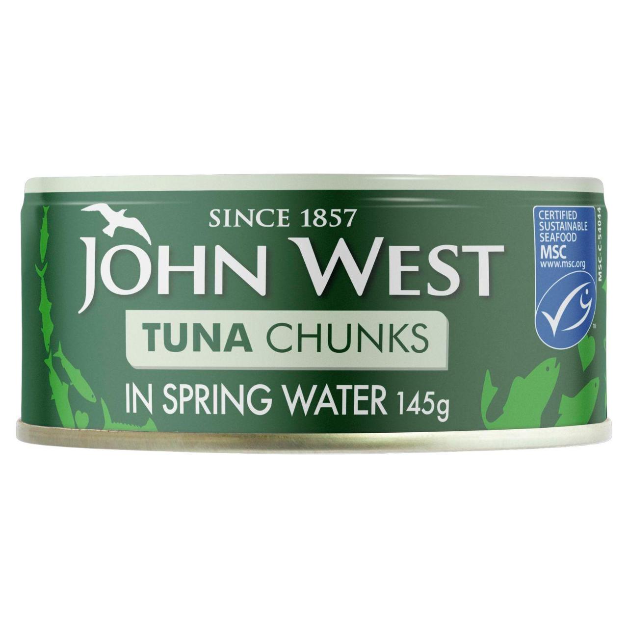 John West MSC Tuna Chunks In Spring Water