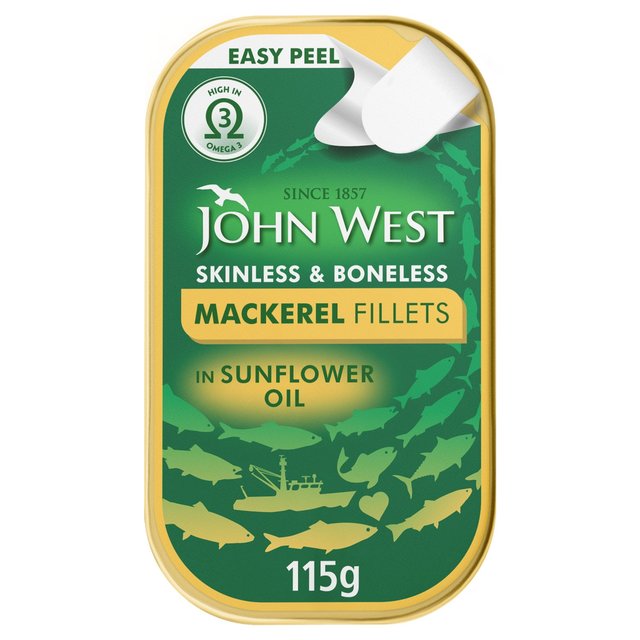 John West Mackerel Fillets in Sunflower Oil