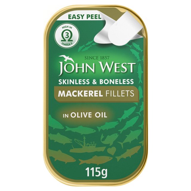 John West Mackerel Fillets in Olive Oil 