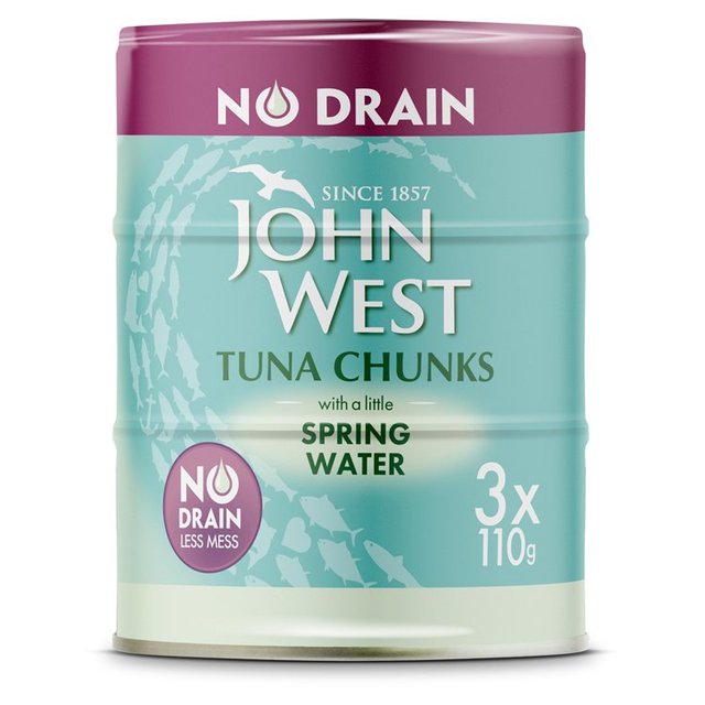 John West No Drain Tuna Chunks In Spring Water