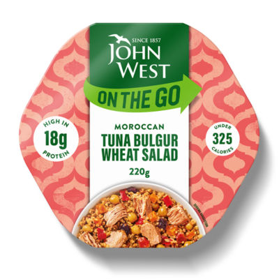 John West On The Go Moroccan Tuna Bulgar Wheat Salad (220g) 220g