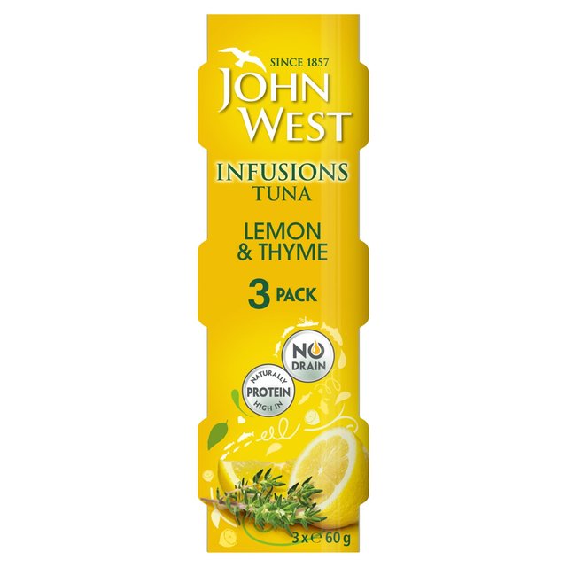 John West Infusions Tuna Lemon & Thyme (3x60g) 3 x 60g