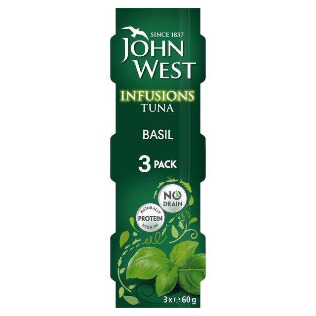  John West Infusions Tuna Basil (3x60g) 3 x 60g