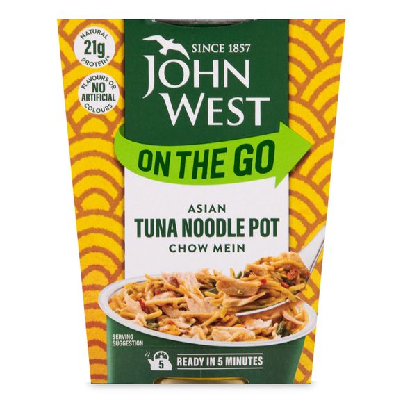 John West On The Go Asian Tuna Noodle Pot Chow Mein 118g