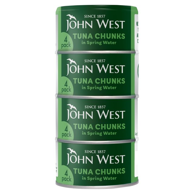 John West Tuna Chunks In Springwater  4 x 125g