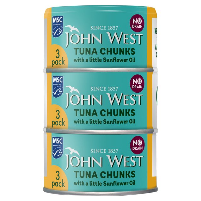 John West Tuna Chunks with a Little Sunflower Oil 100g