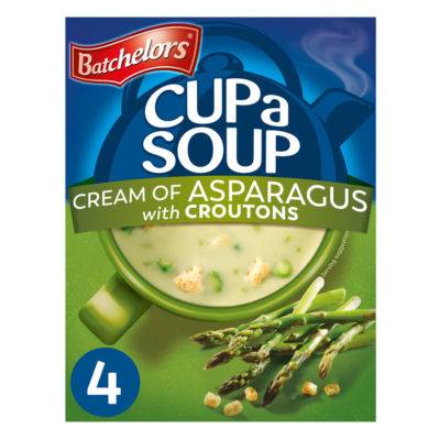 Batchelors Cup a Soup Cream of Asparagus with Croutons 4 Sachets 117g