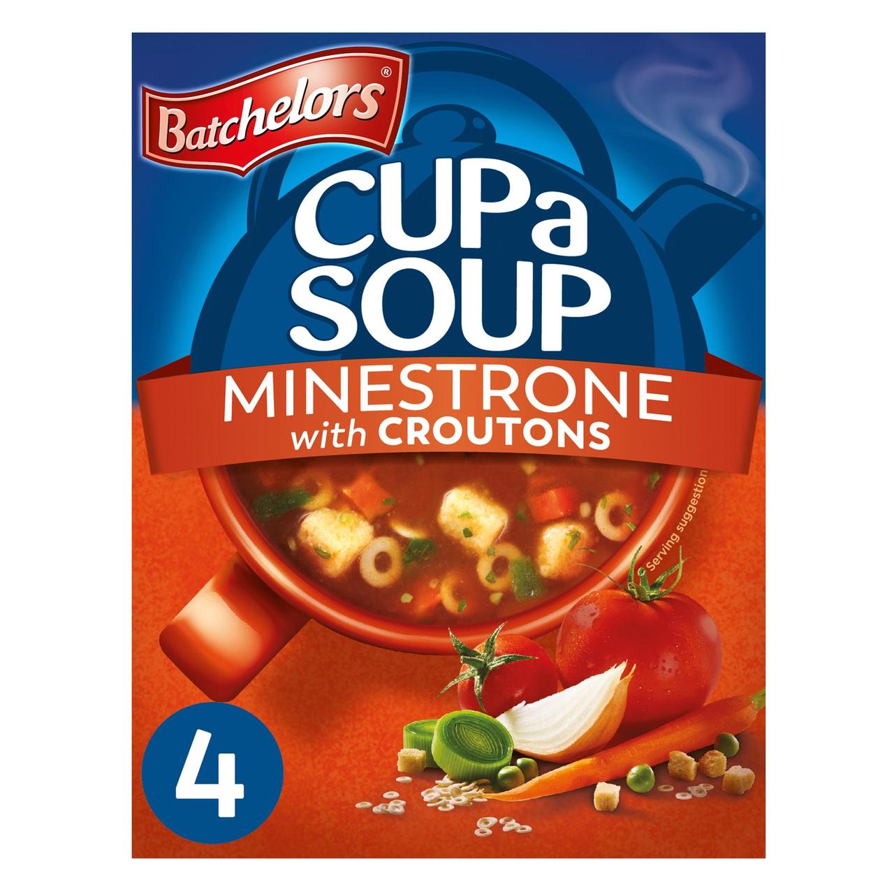 Batchelors Cup a Soup with Croutons Minestrone 4 Sachets 94g