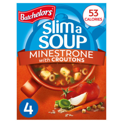 Batchelors Slim a Soup with Croutons Minestrone 4 Sachets 61g