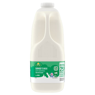 Asda Arla Farmers Milk Semi Skimmed 4 Pints