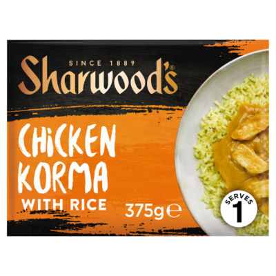 Sharwood's Chicken Korma with Rice 375g