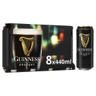 Guinness Draught Stout Beer 4.1% vol Cans 8 x 440ml