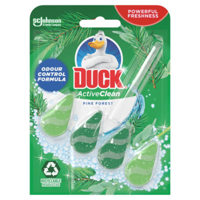 Duck Active Clean Toilet Rim Block Pine