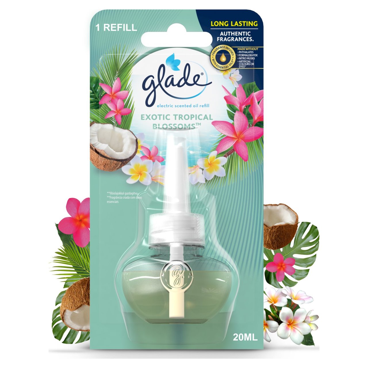 Glade Spring Scented Oil Plug In Refill Tropical Blossom 20ml