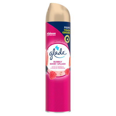 Glade Aerosol Air Freshener Bubbly Berry Splash 300ml