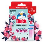 Duck Toilet Cleaner Fresh Discs Refills First Kiss Flowers 2x36ml