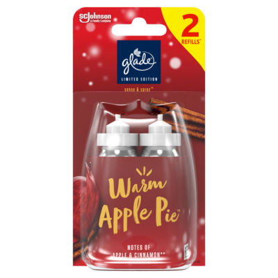 Glade Sense & Spray Air Freshener Twin Refill Warm Apple Pie 2x18ml