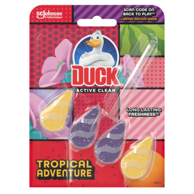 Duck Active Clean Rim Block Tropical - HelloSupermarket