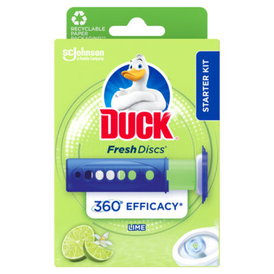 Duck Toilet Fresh Discs Holder Lime 36ml