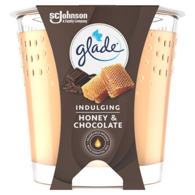 Glade Scented Candle Honey & Chocolate 112g