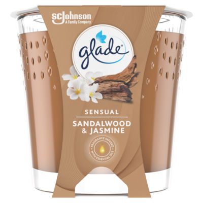 Glade Scented Candle Sandalwood  Jasmine 112g