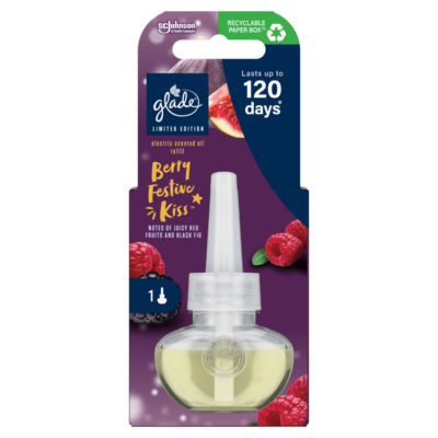 Glade Electric Scented Oil Plug In Refill Berry Festive Kiss 20ml