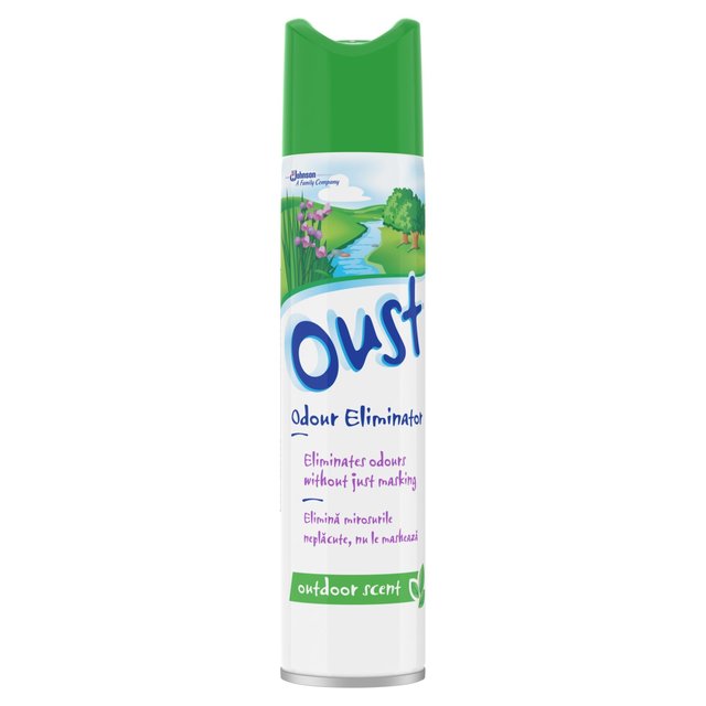 Oust Odour Eliminator Aerosol Outdoor Scent Air Freshner 300ml