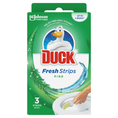 Duck Fresh Strips Toilet Cleaner Pine 3 per Pack