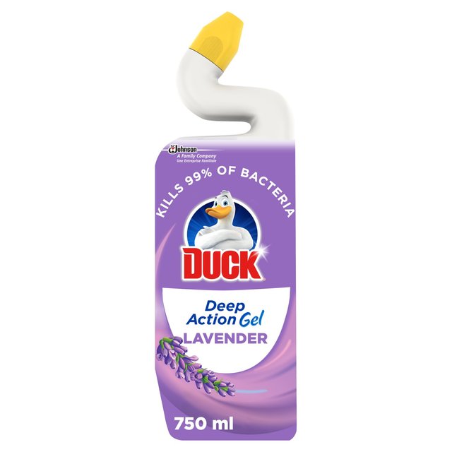 Duck Deep Action Gel Toilet Liquid Cleaner Lavender