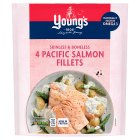 Young's Pacific Salmon Fillets x4 360g