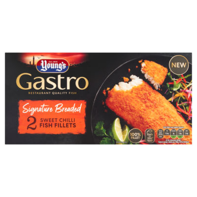 Young's Gastro Signature Breaded 2 Sweet Chilli Fish Fillets 270g