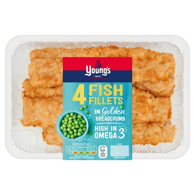 Young's Breaded Pollock Fillets  600g
