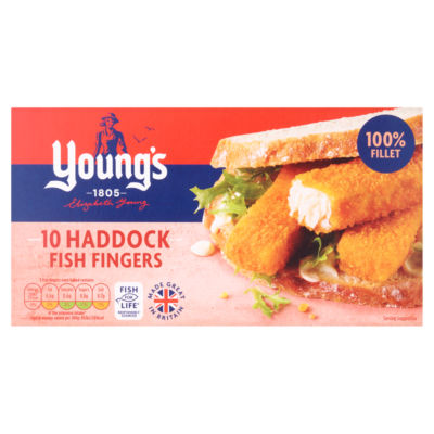 Young's 10 Haddock Fish Fingers