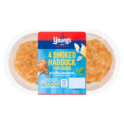 Young's 4 Smoked Haddock Fish Cakes 540g