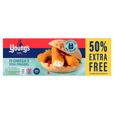 Young's 15 Omega 3 Fish Fingers 450g