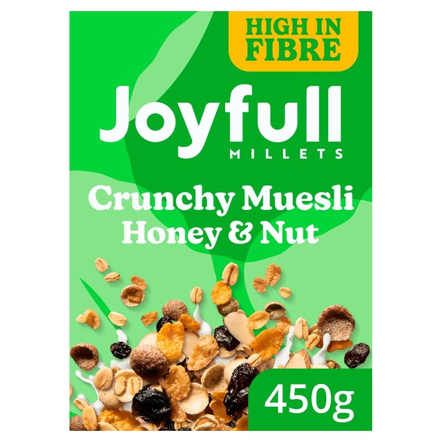 Joyfull Millets Crunchy Muesli Honey & Nut  450g