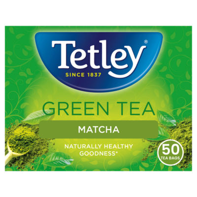 Tetley 50 Green Tea Matcha Tea Bags 105g